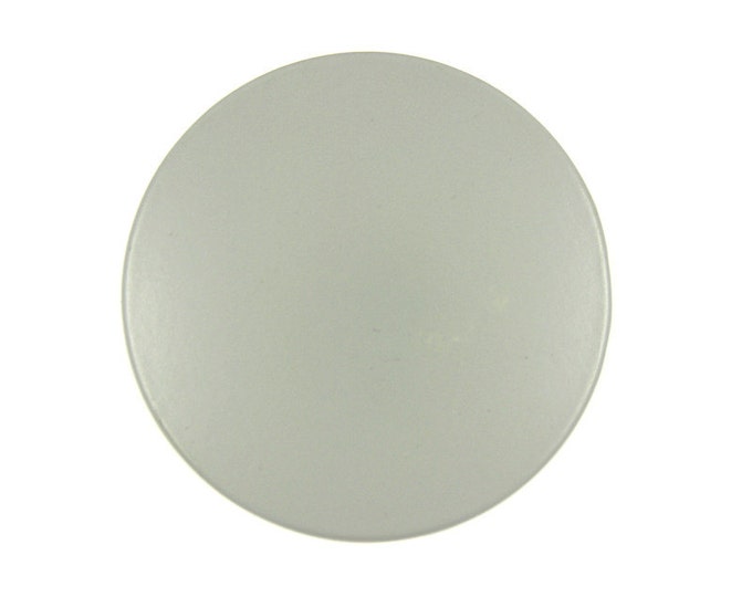Large Metal Buttons - Gray Metal Shank Buttons - 38mm - 1 1/2 inch - 2 pcs