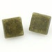 Metal Buttons - Square Antique Brass Metal Shank Buttons - 9mm - 5/16 ...
