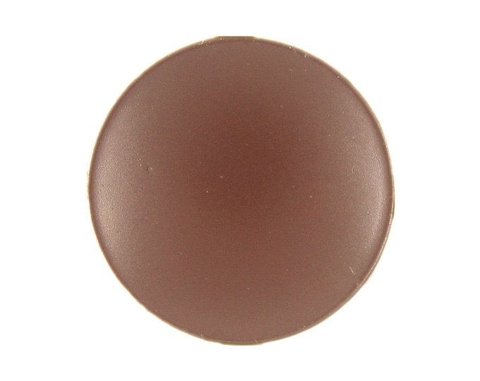 Metal Buttons -  Concave Surface Oxide Red Metal Shank Buttons - 19mm - 3/4 inch - 6 pcs