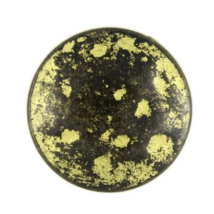 Metall-Knöpfe - Gunmetal gelbe Metall Schaft Buttons - 23mm - 7/8 Zoll - 6 Stück