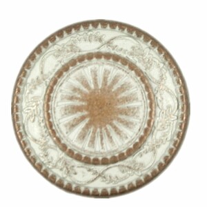 Metallknöpfe - Vines Wheel Kupfer Weiß Ösenknöpfe - 17 mm - 11/16 inch - 6 Stk