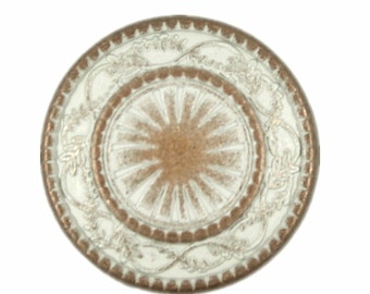 Metal Buttons - Vines Wheel Copper White Metal Shank Buttons - 17mm - 11/16 inch - 6 pcs