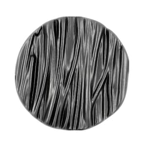 Metall-Tasten - Falten Oberfläche Matte Gunmetal Metall Schaft Tasten - 20mm - 3/4 Zoll - 6 Stück