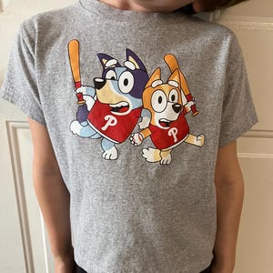 Kids Phillies Shirt, Phillies Character Shirt, Baseball Shirt, Toddler/Infant Phillies Shirt, Philadelphia, Philly Sports.