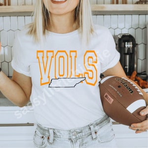 Vols Outline Shirt, TN Vols, Vols Shirt Sweatshirt, Tennessee, Tennessee Shirt, Nashville, Knoxville, College Football, Comfort Colors.