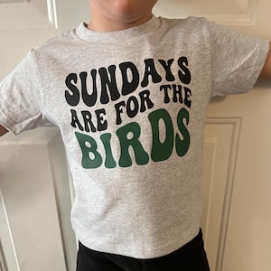 Kids Sundays are For the Birds Shirt Crewneck, Eagles Onesie, Toddler Eagles Shirt, Youth Eagles Shirt, Philadelphia, Philly Sports.