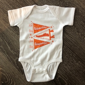 Infant/Toddler TN Vols Flag Shirt Crewneck, TN Vols, Vols, Tennessee Vols, Tennessee Football, College Football, Nashville, Knoxville.