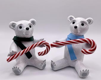 Polymer Clay Polar Bears