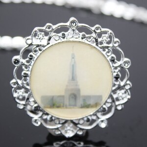 Redlands Temple necklace, locket or keychain. FREE SHIPPING!!