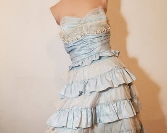 FREE SHIPPING 1980 Betsey Johnson Designer Gown