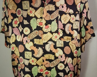 FREE SHIPPING Men Nicole Miller Silk Shirt