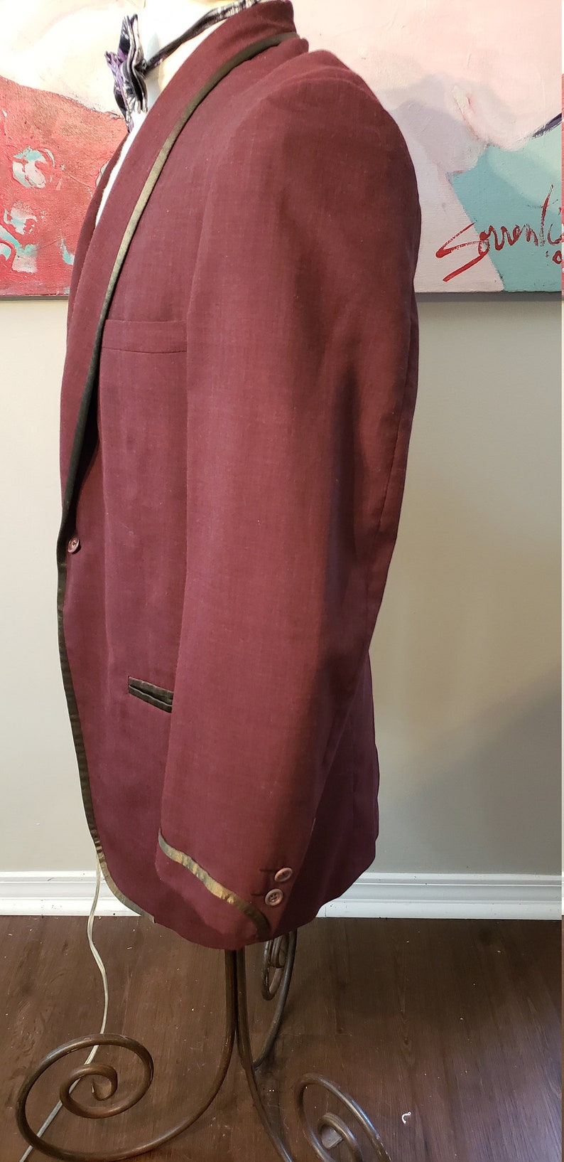 FREE SHIPPING 1950 Men Dinner Jacket