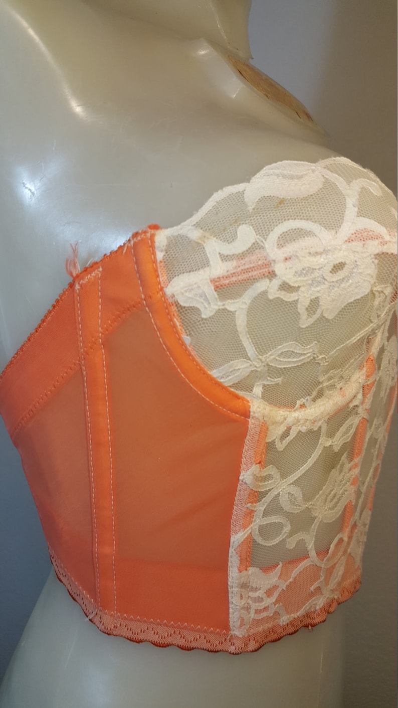 FREE SHIPPING 1950 Corset Strapless Bra