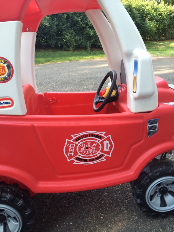 cozy coupe truck stickers