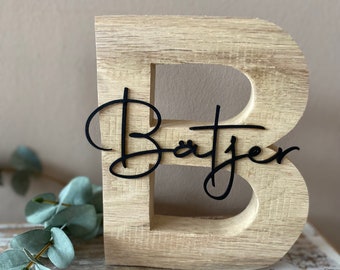 Solid wood letters with name lettering Wooden letters | baby gift| Baby birth| Wooden decoration | Decorate children's room