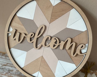 Wooden sign for hallway | Door sign | Welcome | welcome | Hallway decoration| Welcome sign