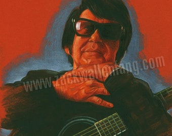 Roy Orbison original drawing