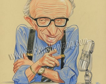 Larry King original drawing