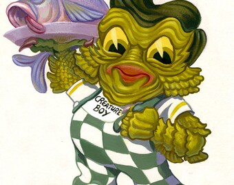 Creature Boy print