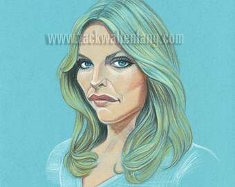 Michelle Pfeiffer original drawing