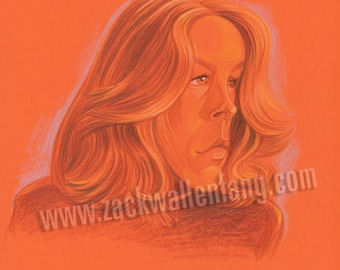 Jamie Lee Curtis original drawing