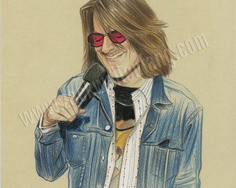 Mitch Hedberg original drawing