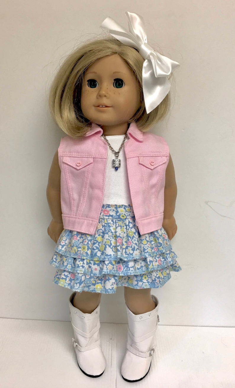 18 inch doll clothes fit American Girl Doll 6 piece outfit Etsy