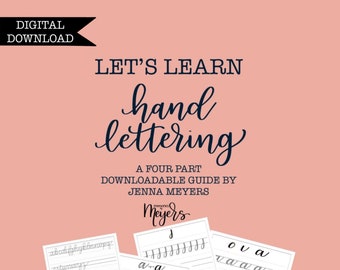 Hand Lettering DIGITAL DOWNLOAD (142 PAGES)