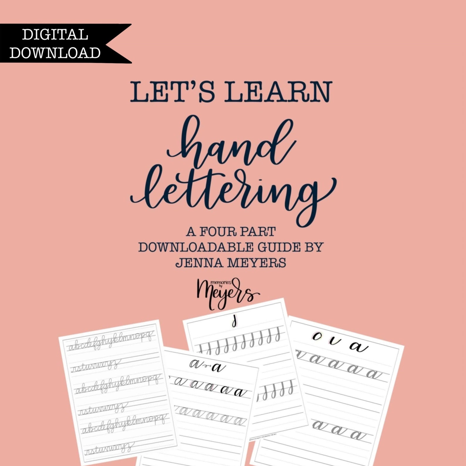 Hand Lettering DIGITAL DOWNLOAD (142 PAGES) - Etsy