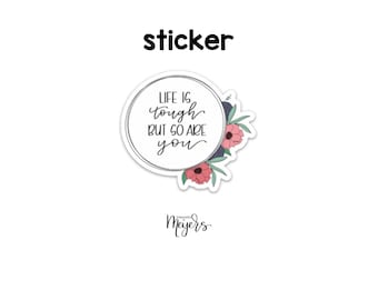 Sticker Single Life SINGLE STICKER | Humble Hustle | Motivational Sticker | Inspirational ...