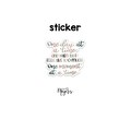SINGLE STICKER | One Day or One Moment At A Time | Motivational Sticker | Inspirational Vinyl Decal
