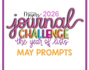 SUGGERIMENTI DI MAGGIO IN PDF: La sfida del diario "L'anno delle liste 2026" di @memoriesbymeyers