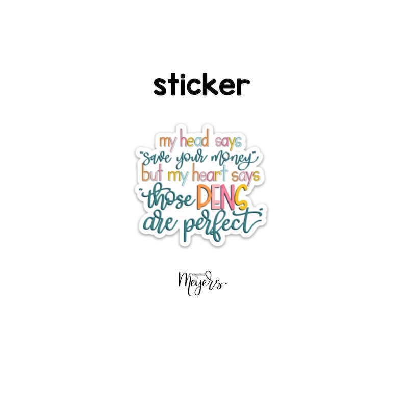 SINGLE STICKER These Pens Are Perfect Motivational Sticker Inspirational Vinyl Decal image 1