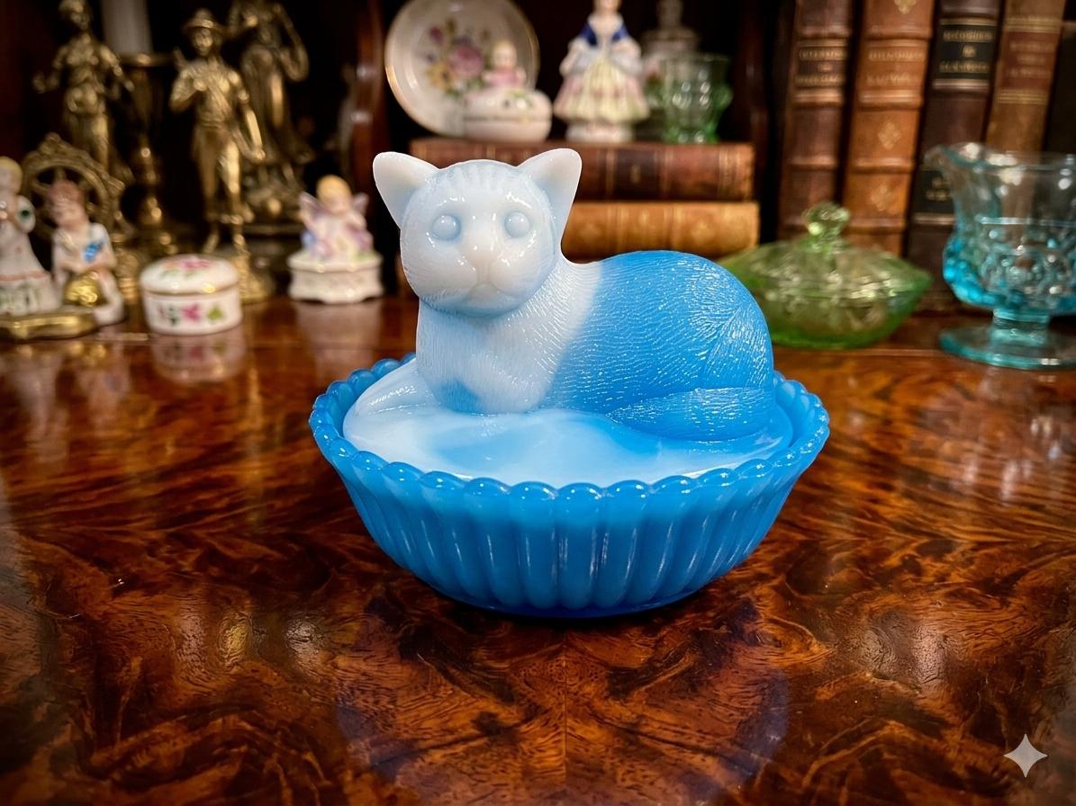 Cat in the Nest Glass - Etsy