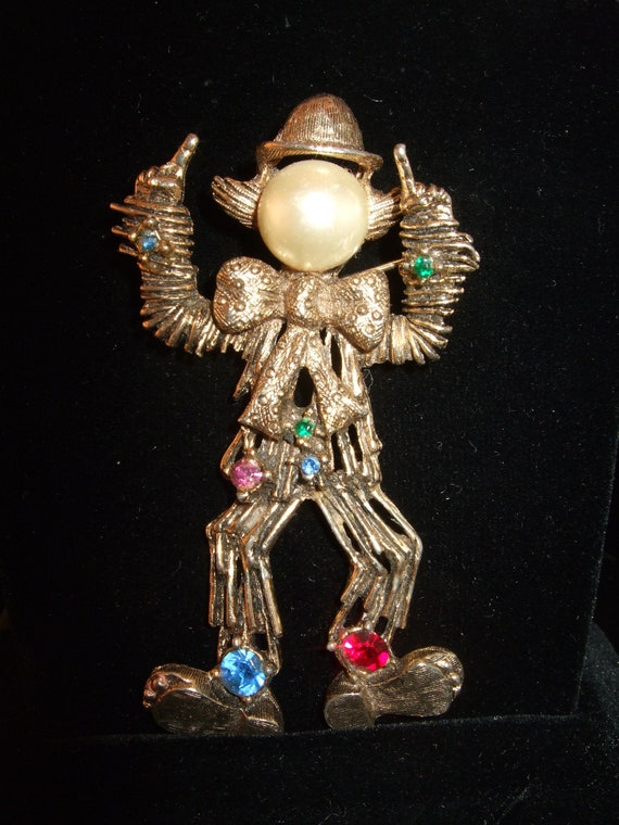 Adorable Vintage Clown Pin/Brooch