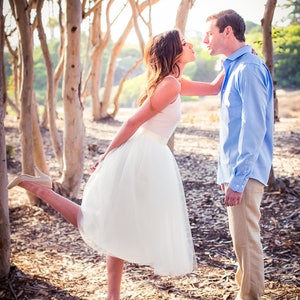 tulle skirt bridal shower outfit