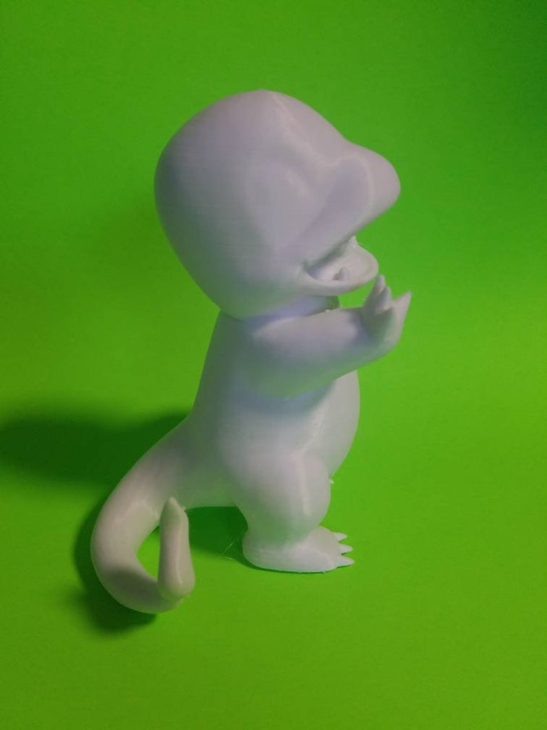 Printed 3D model Inspired by Charmander Paint and Create Your Own Pokemon Paints /& paintbrush included White