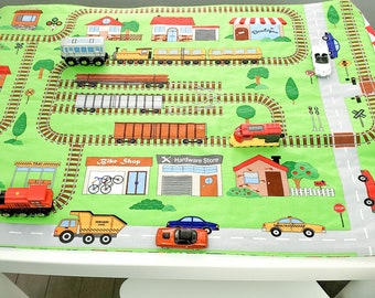 play mats for cars and trains
