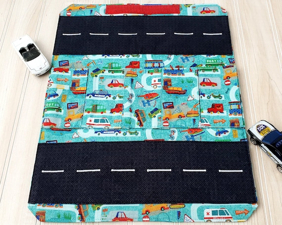 Toy Carrier with Road - Small Vehicles - Toy Wallet