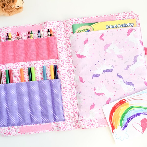 Fabric Crayon Holder Etsy