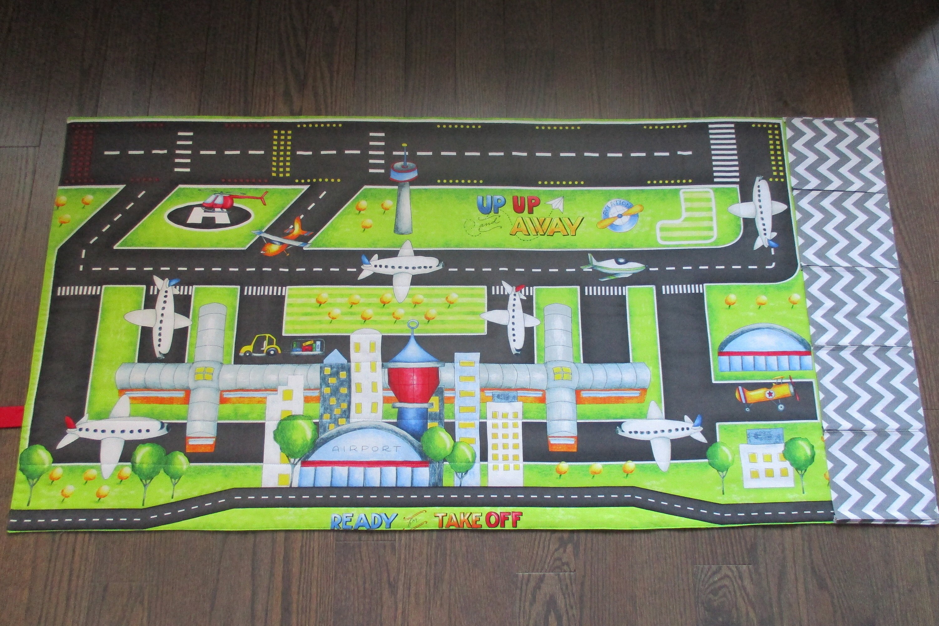 Airport Play Mat-Play Mat-Airplane Play Mat-Play | Etsy