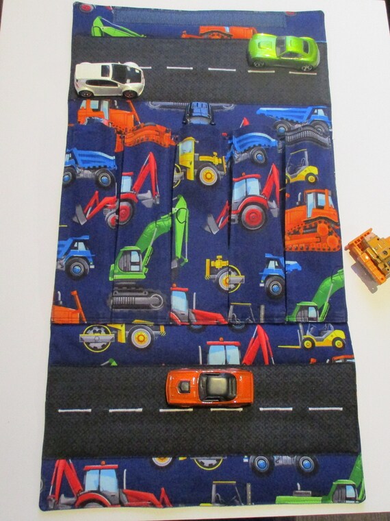 Large Toy Car Carrier with Road - Construction