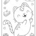 Printable/digital Download Kitty (unicorn) Coloring Pages - 20 Pages