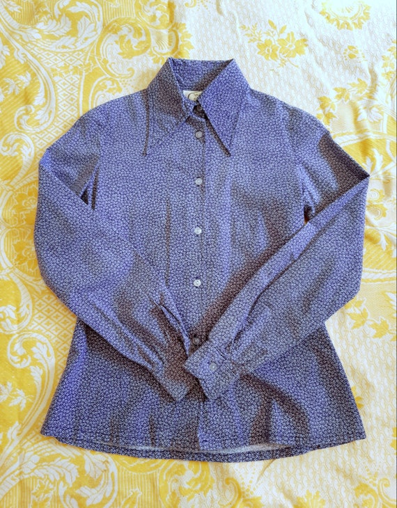 Vintage Laura Ashley early 1970s shirt , rare , sp
