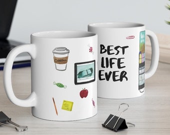 Best Life Ever - English - JW Mug 11oz - Watercolor - JW Gift