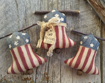 Liberty Bell Bowl Fillers, Ornaments, Patriotic 4th of July Decorations