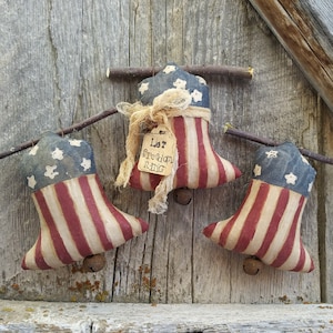 Liberty Bell Bowl Fillers, Ornaments, Patriotic 4th of July Decorations