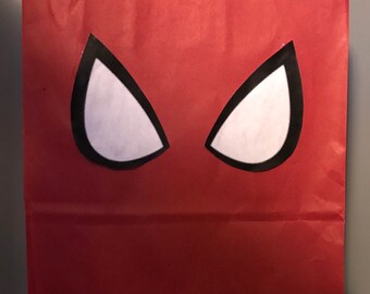 Spiderman favor bag
