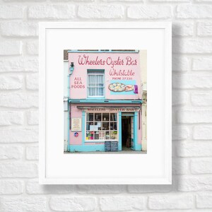 Whitstable Print - English Seaside Photography - Oyster Bar - Wall Art