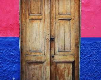 Colombia Photography - Door Print - Bogota - Travel Photograph